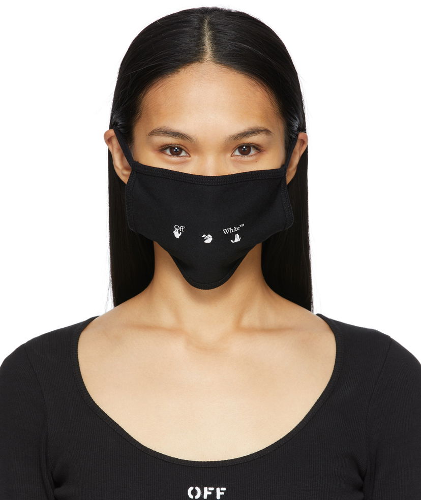 Oblečenie Off-White Black New Logo Mask Čierna | OMRG001R21JER0011001