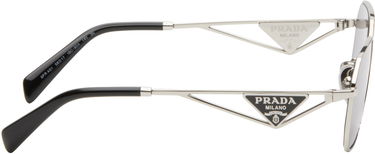 Slnečné okuliare Prada Triangle Logo Sunglasses Šedá | 0PR A51S 8056262346495, 1
