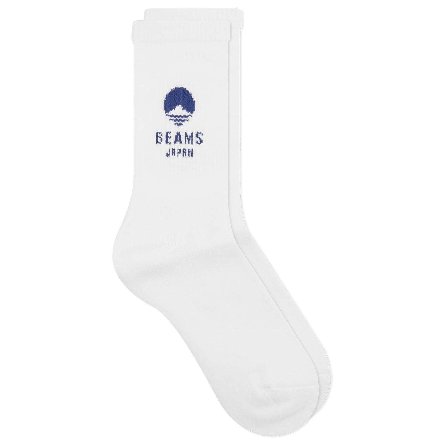 Ponožky BEAMS Logo Socks, Size Large Biela | 56430018655-2, 0