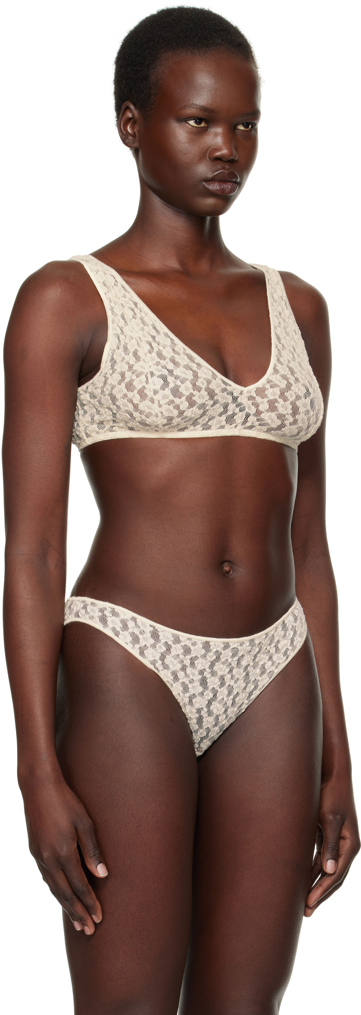 Nohavičky Baserange Crescent Lace Bra Biela | BRCR-LA-SP25, 1