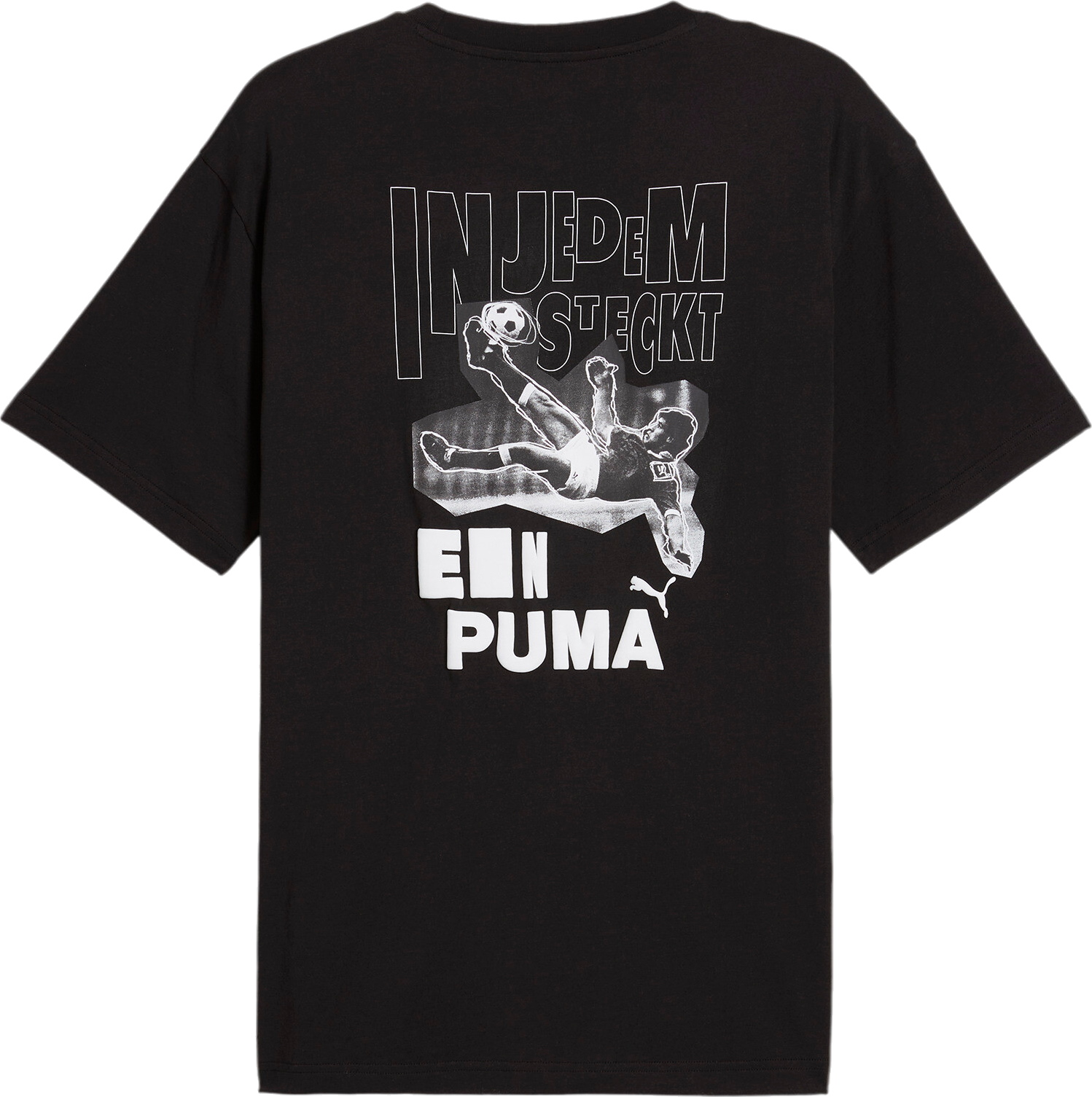 Tričko Puma Graphics Bicycle Kick Graphic T-Shirt Čierna | 628005-01, 1