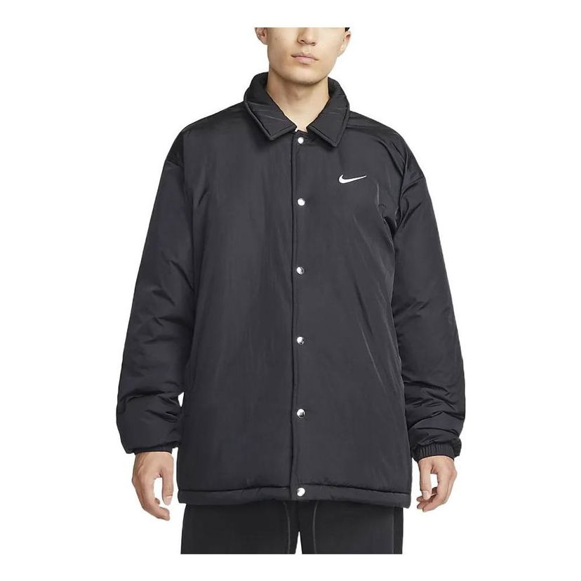 Parka Nike Insulated Coaches Jacket Čierna | DQ4925-010