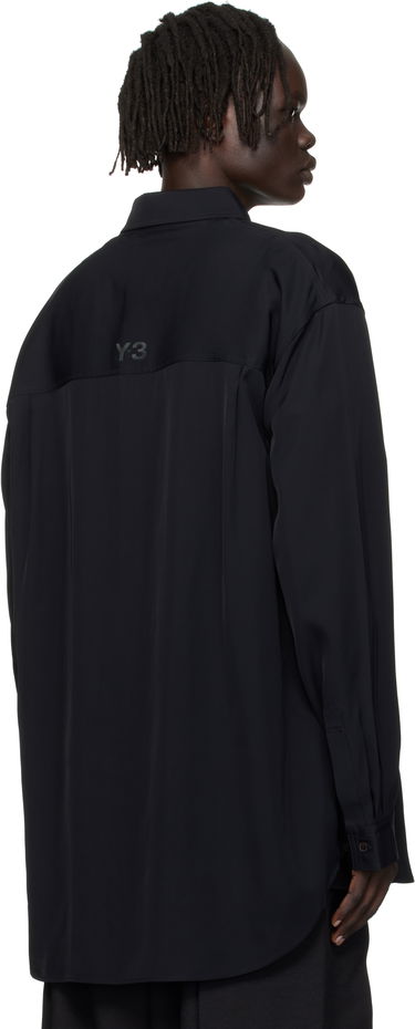 Košeľa Y-3 Y-3 Rayon Twill Oversized Shirt Čierna | JX7288, 2