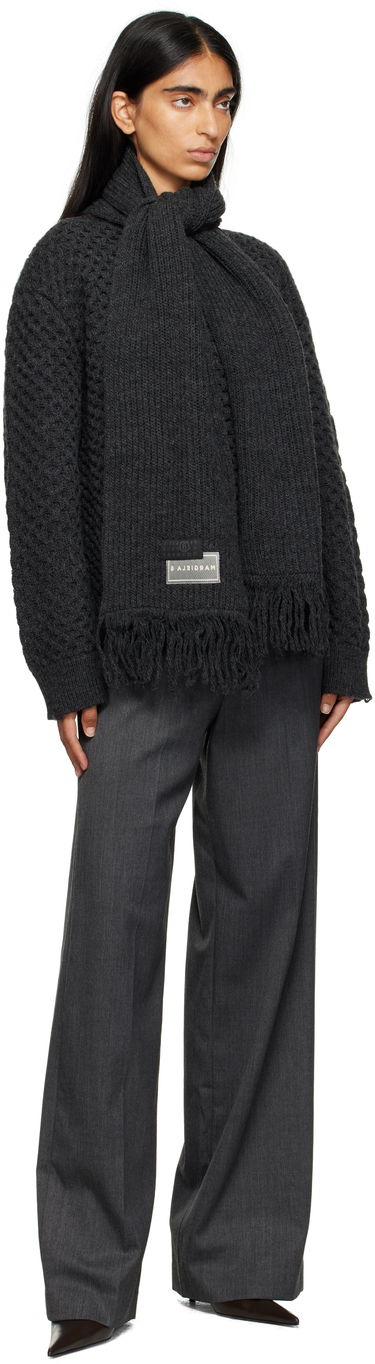 Sveter Maison Margiela MM6 Maison Margiela Knit Sweater with Scarf Šedá | S52HL0049 M13132, 3
