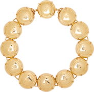 Jean Paul Gaultier Gold Champagne Cork Chain Necklace