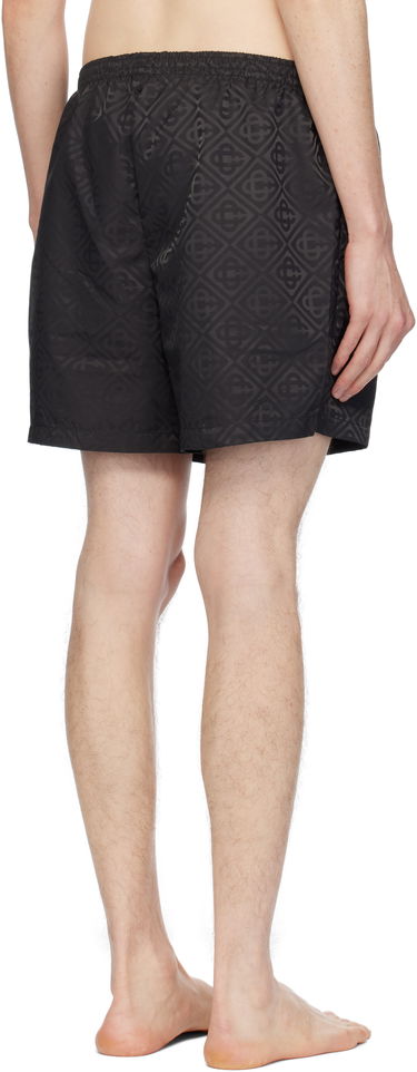 Plavky Casablanca Casablanca Jacquard Swim Shorts Čierna | MPS25-TR-224-04, 2
