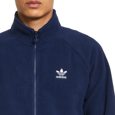 Mikina adidas Originals Trefoil Teddy Fleece Jacket Navy | HK7296, 2