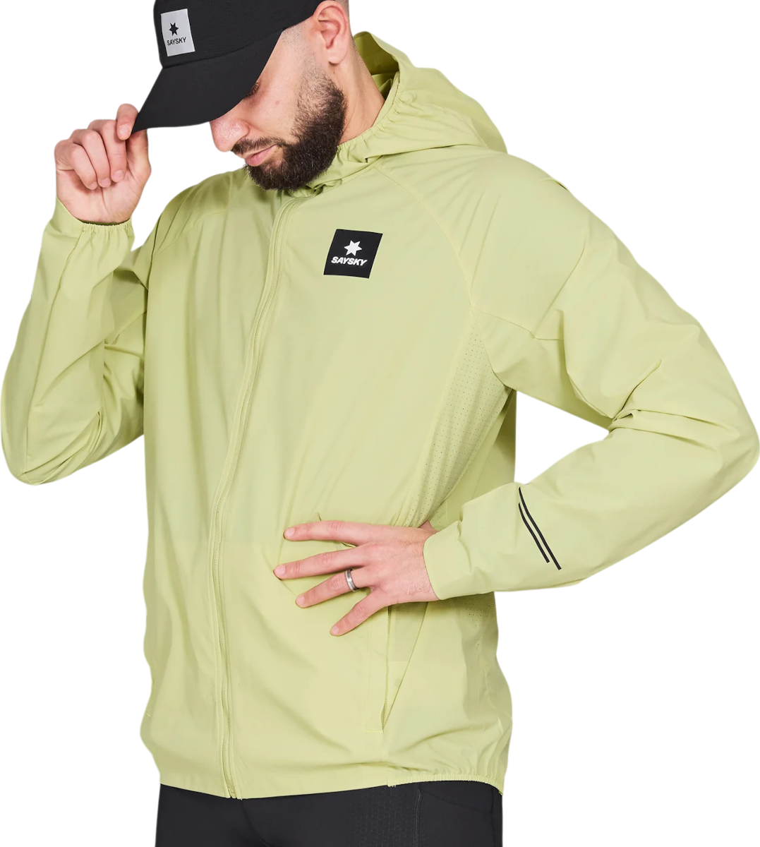 Vetrovka Saysky Saysky Clean Pace Flex Hooded Jacket Žltá | nmrja20c312, 0