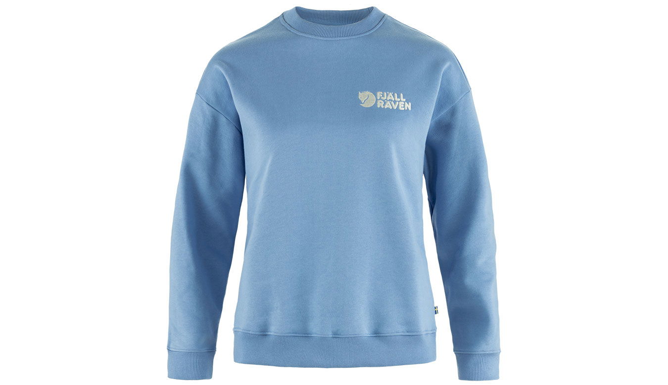Mikina FJÄLLRÄVEN Classic Crew-Neck Sweatshirt Modrá | F14600186-537, 1