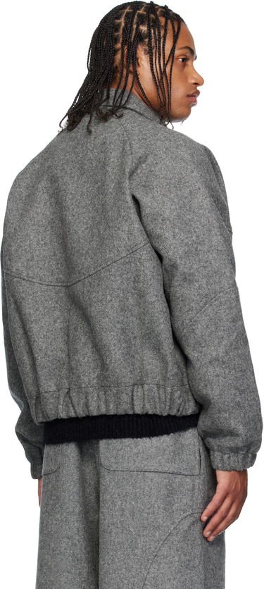 Bunda sage NATION SAGE NATION Jiji Wool Jacket Šedá | S052 JIJI JACKET WOOL MARL GRE, 2