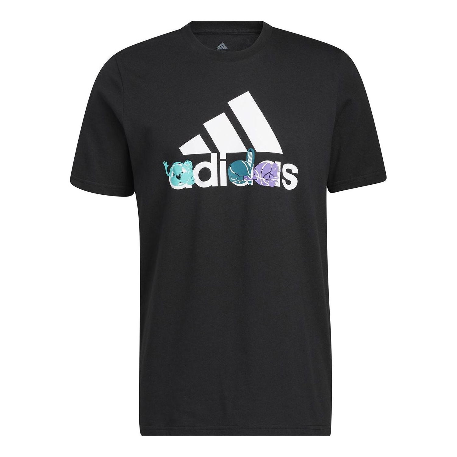 Tričko adidas Originals Cartoon Graphic Tee Čierna | HE4837, 0