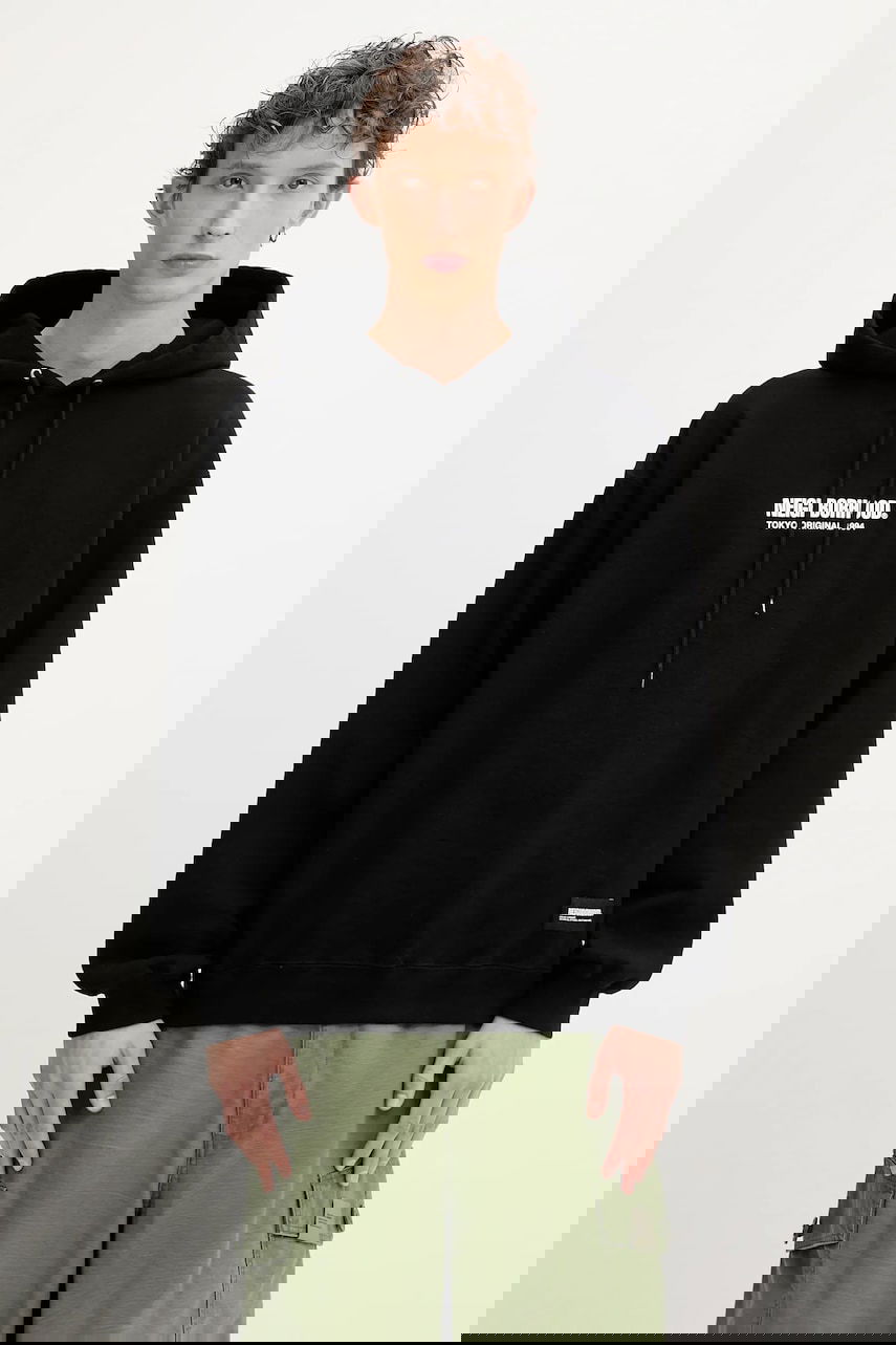 Mikina Neighborhood NEIGHBORHOOD Solid Sweat Hoodie Čierna | 251UWNH.CSM04, 0