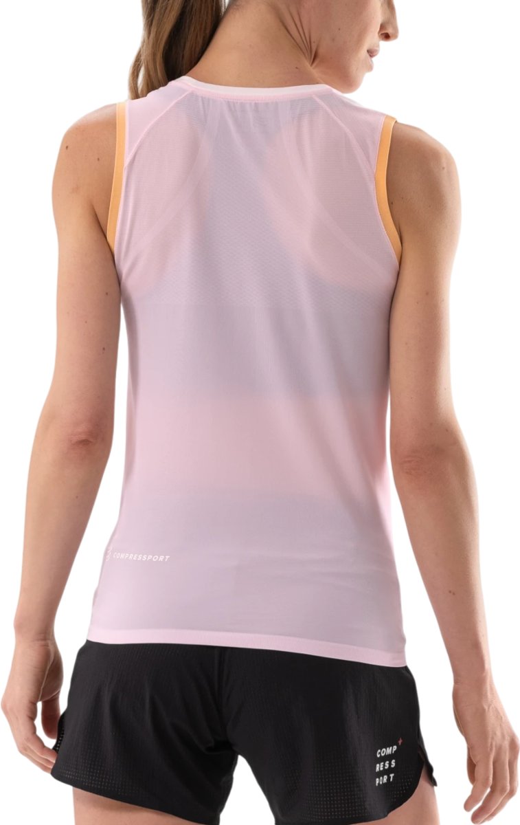 Tielko Compressport Trail Racing Tank Top Ružová | atsw3853-atsw3853097, 1