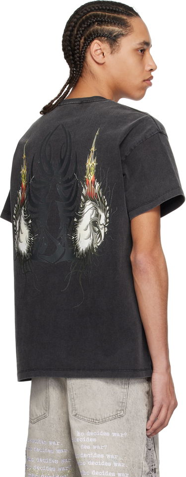 Tričko Who Decides War Nefarious Graphic Short Sleeve T-Shirt Čierna | 1110370017SS25, 2