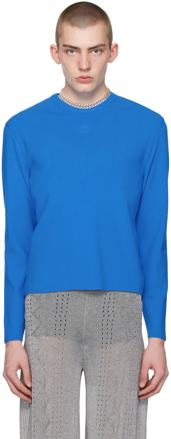 Sveter Marine Serre Core Knit Sweater Modrá | MTK005 CKNI0511, 0