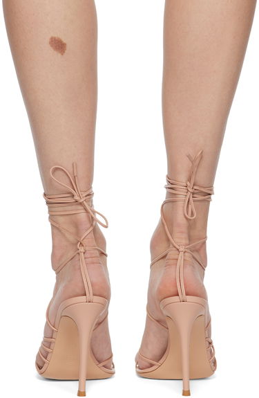 Tenisky a topánky Gianvito Rossi Gianvito Rossi Sylvie Lace-Up Heeled Sandals Béžová | G32016.15RIC.NAP, 1