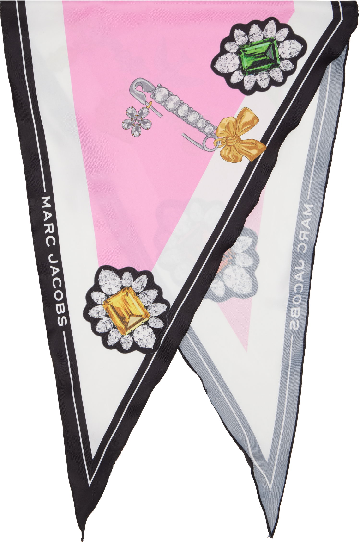 Šál Marc Jacobs Marc Jacobs Charms Silk Twill Scarf Rôznofarebný | 2S5RRA011W28, 1