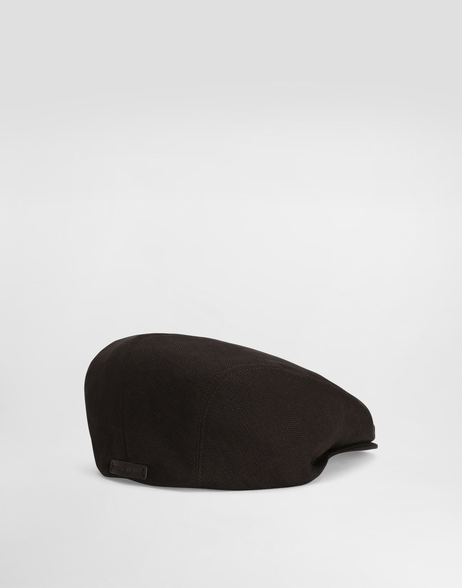 Šiltovka Dolce & Gabbana Dolce & Gabbana Linen Flat Cap Čierna | GH587AGJ061M1348, 1