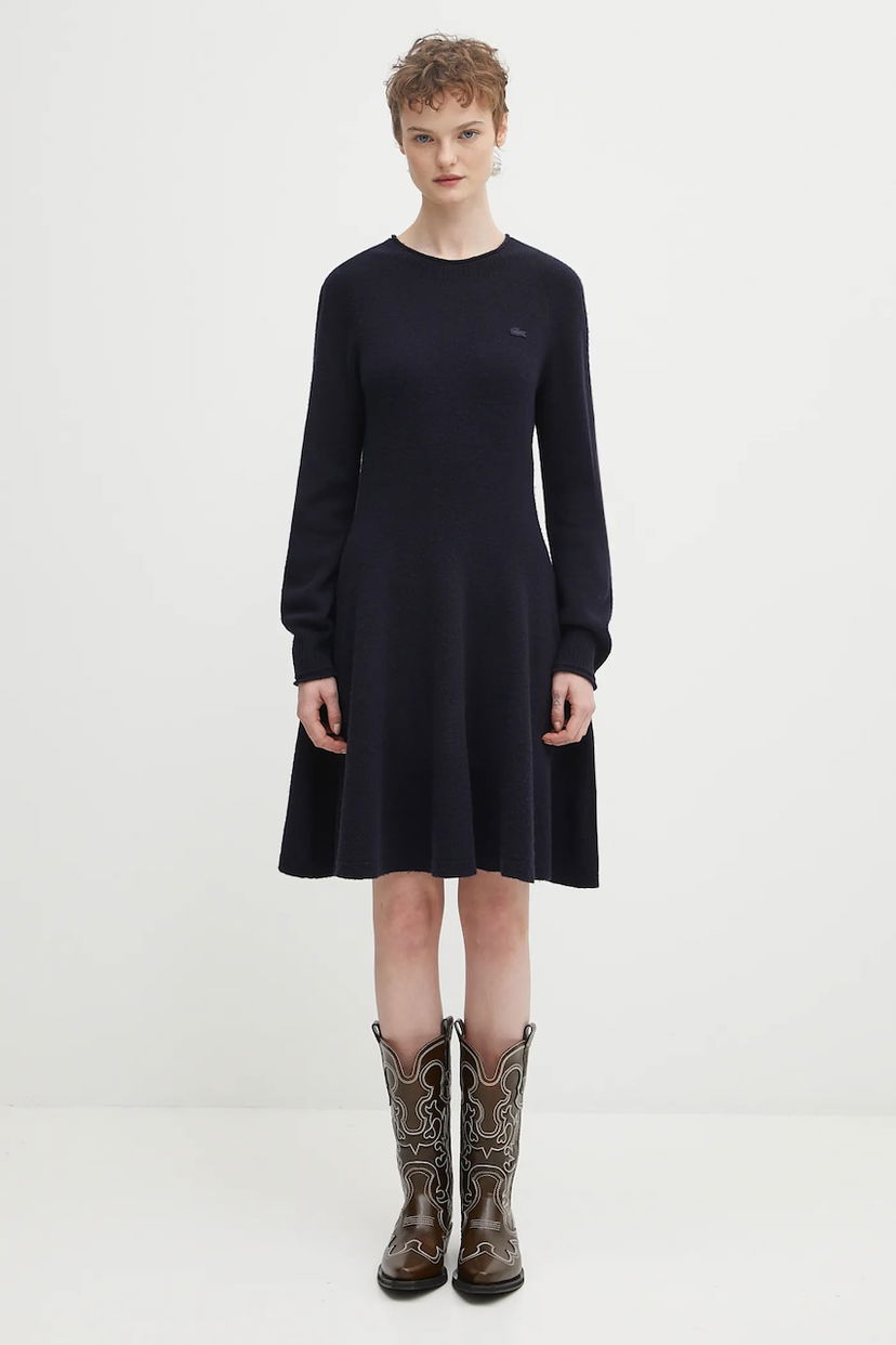 Šaty Lacoste Lacoste Mini Dress Navy | EF4161