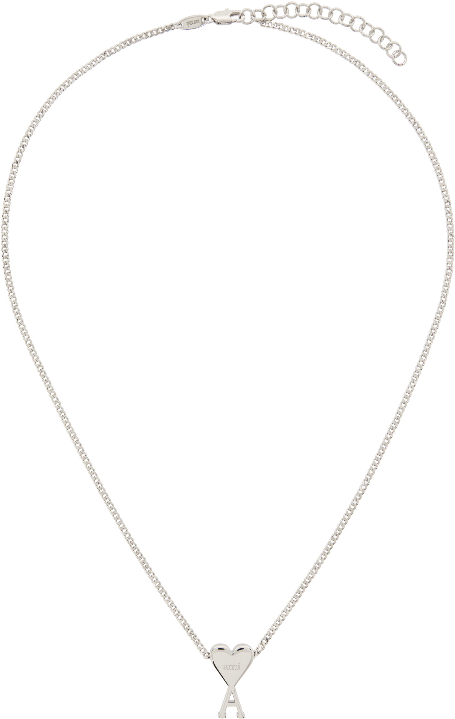 Náhrdelník AMI Pendant Necklace With Chain Metalická | UJW923.361, 1