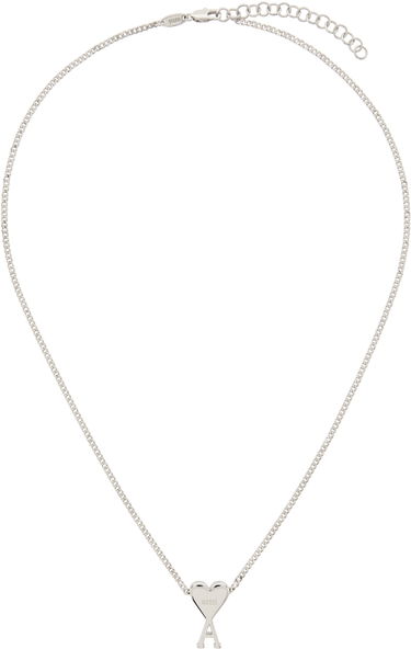 Náhrdelník AMI Pendant Necklace With Chain Metalická | UJW923.361, 1