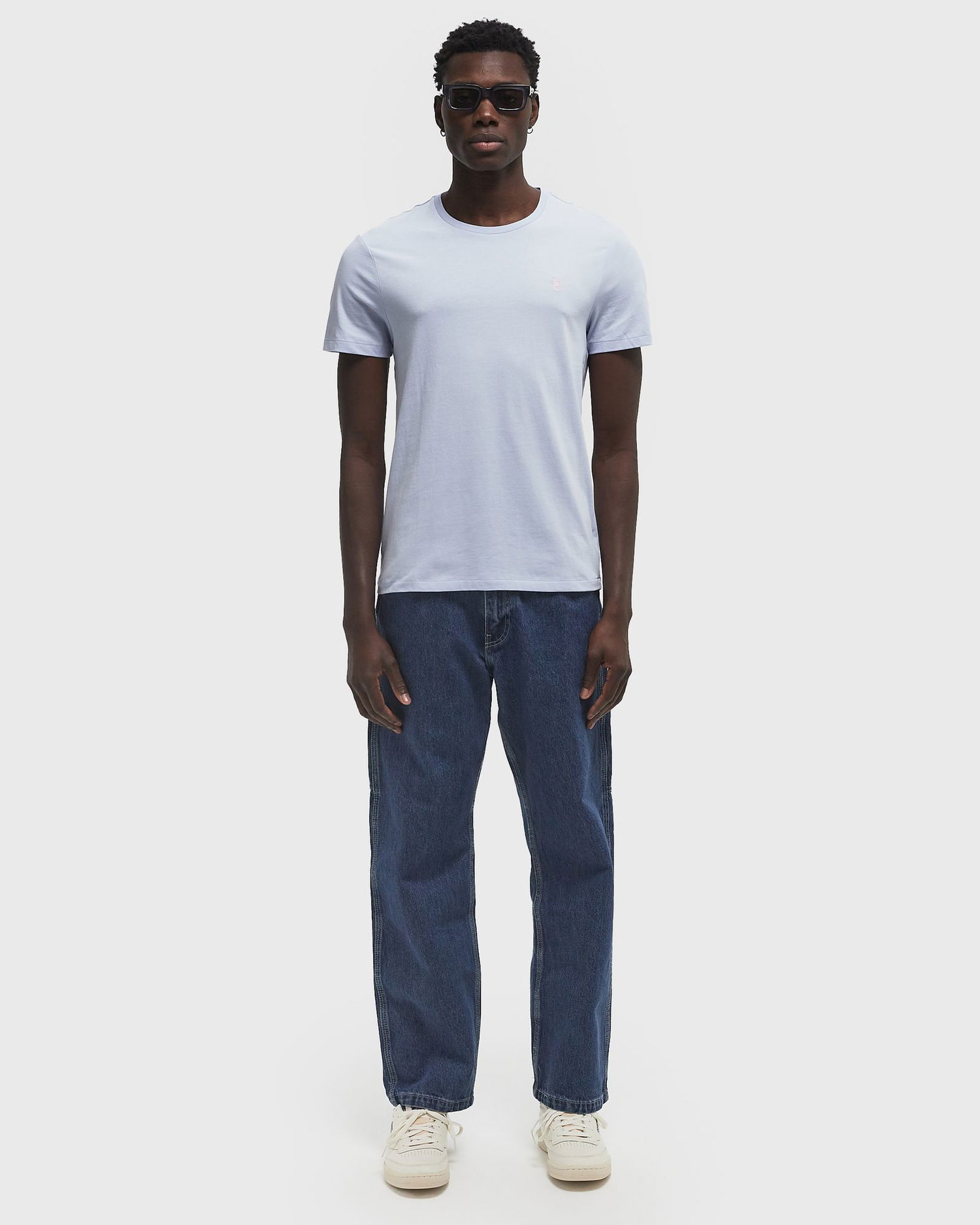 Tričko Polo by Ralph Lauren Ralph Lauren Custom Slim Fit T-Shirt XXL Modrá | 710671438418, 1