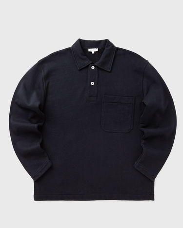 Polo tričko NORSE PROJECTS Fraser Relaxed Organic Loopback Long Sleeve Polo Navy | N20-1388-7004, 2