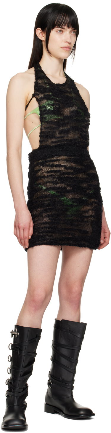 Šaty Andersson Bell Andersson Bell Cloud Halter Knit Minidress Čierna | atb1262w, 3