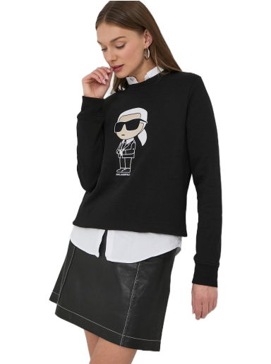 Mikina KARL LAGERFELD Ikonik 2.0 Karl Sweatshirt Čierna | 230W1800