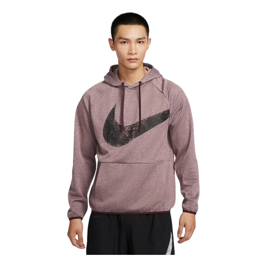 Mikina Nike Men's Therma-FIT Big Swoosh Hoodie Červená | FZ1073-652, 0