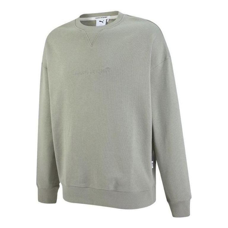 Sveter Puma MMQ Crew Neck Sweatshirt Zelené | 536595-68