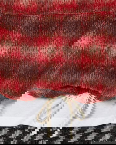 Mikina Pleasures Nameless Poncho Červená | P23F024 RED, 5