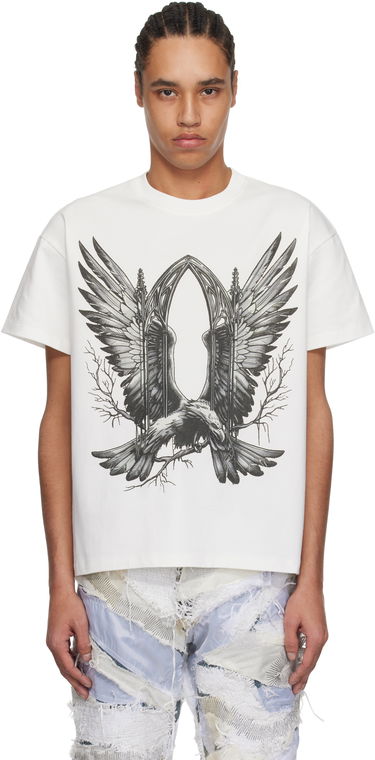 Tričko Who Decides War Who Decides War Soaring Window Graphic T-Shirt Biela | 1110510001SS25, 0