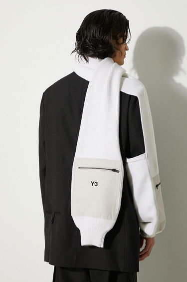 Šál Y-3 Scarf With Pocket Biela | JI6797, 0