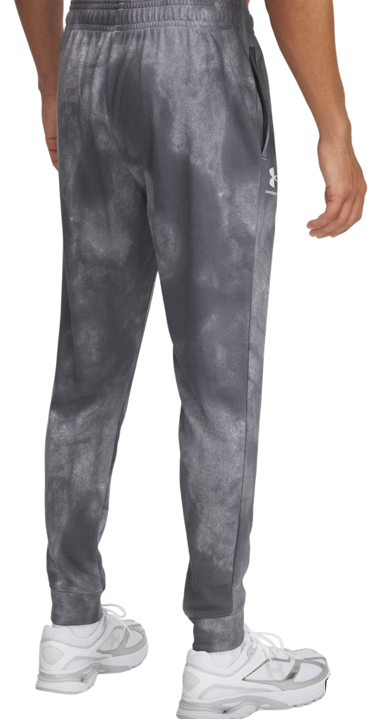 Tepláky Under Armour Rival Terry AOP Joggers Šedá | 1390143-025, 1