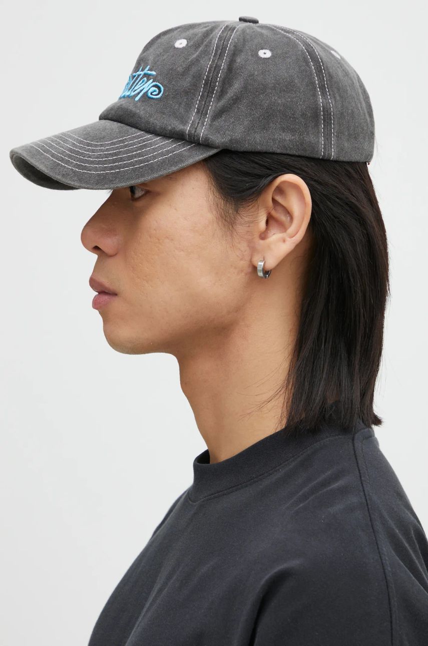 Šiltovka Butter Goods Jive Pinch Front Baseball Cap Šedá | BG243803, 1
