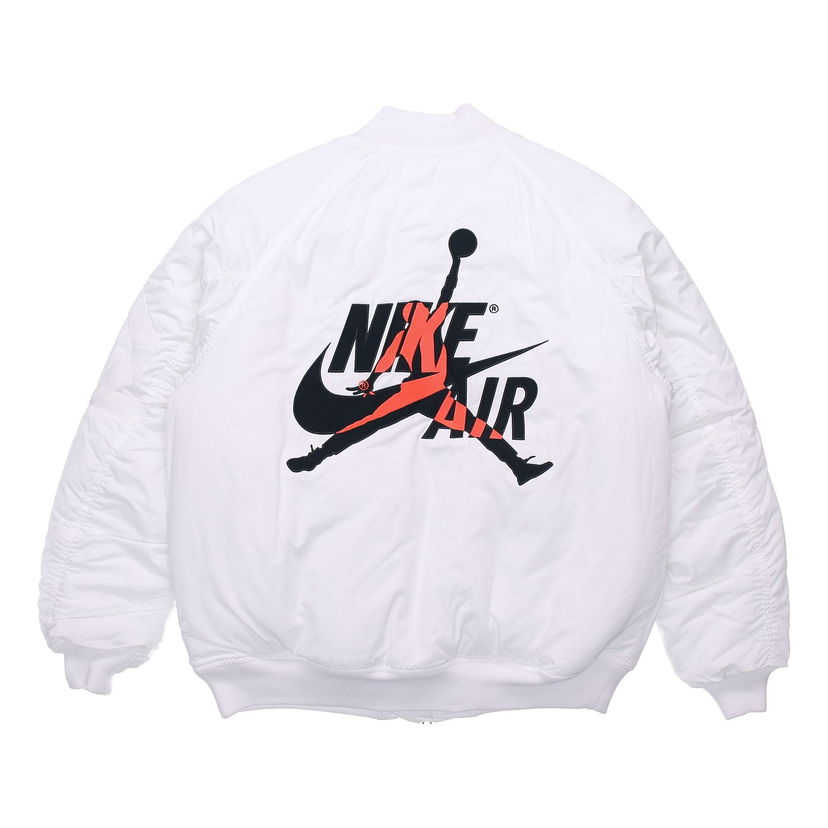 Bomber bunda Jordan Jordan Wings MA-1 Casual Jacket Biela | AV2599-100