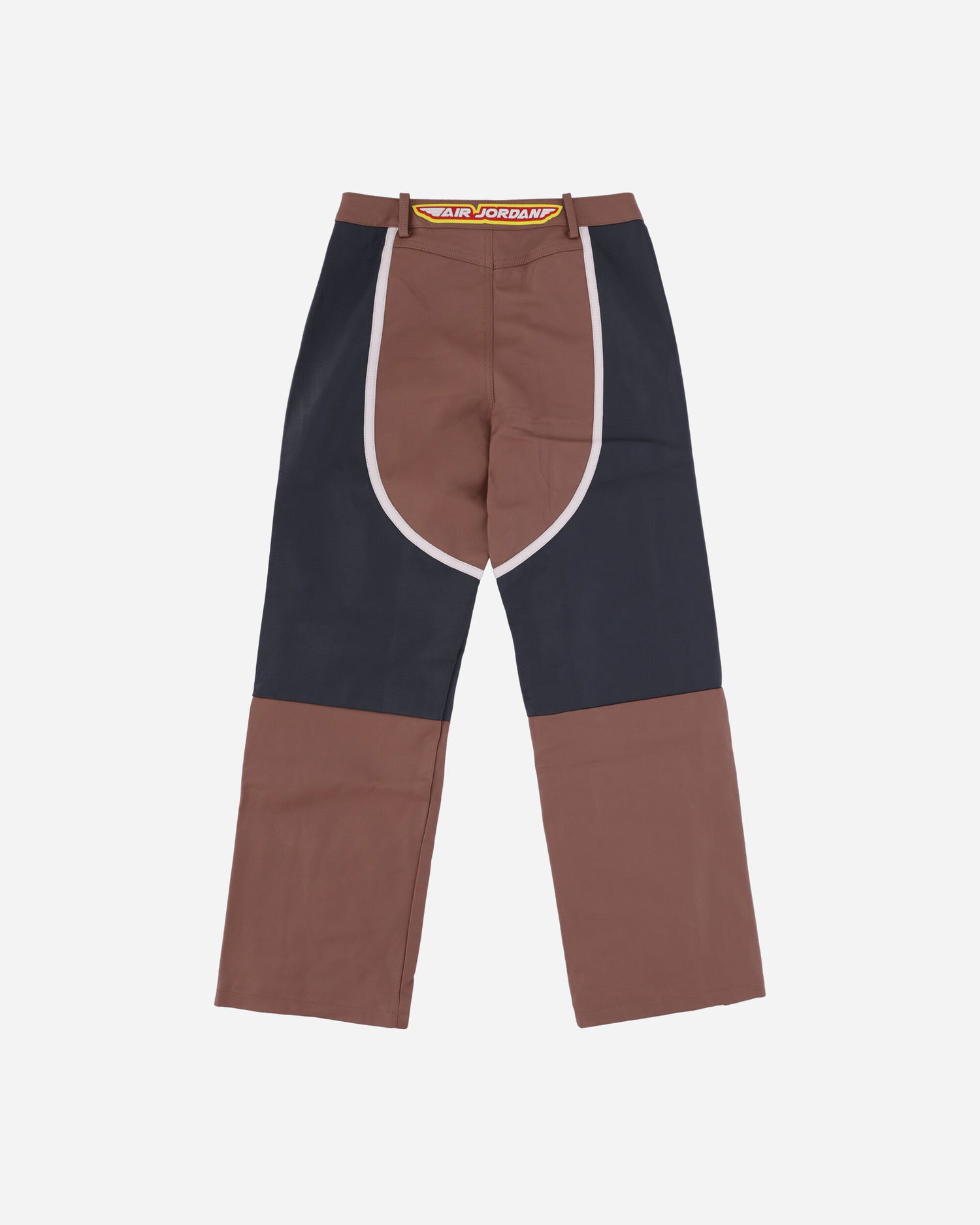 Nohavice Jordan x Travis Scott Leather Trousers Hnedá | DX8601-256, 1