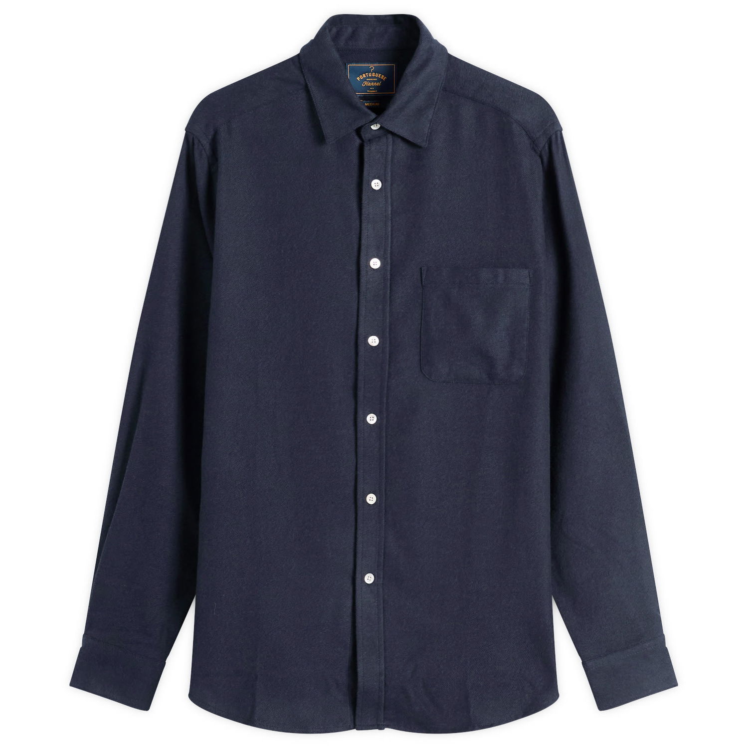 Košeľa Portuguese Flannel Teca Flannel Shirt, Size Small Navy | AW25072-NVY, 1