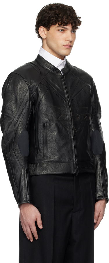 Bunda VETEMENTS Pro Racing Leather Jacket Čierna | UA66JA220B, 1