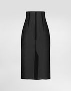 Dolce & Gabbana Chiffon Voile Calf-Length Skirt