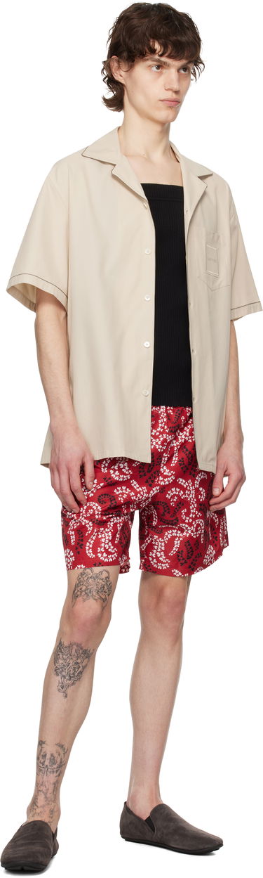 Košeľa LANVIN Lanvin Fluid Bowling Shirt Béžová | RM-SI0119-6037-P25, 3