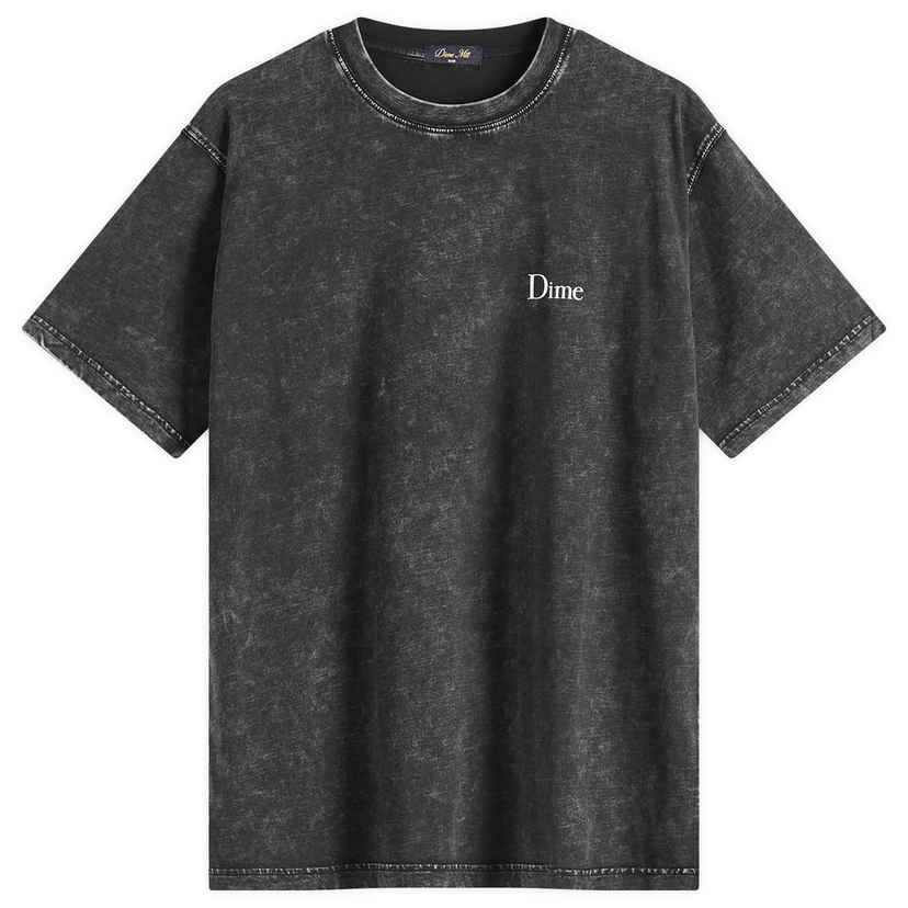 Tričko Dime Icy Cursive T-Shirt DIMESU2434BLK | FLEXDOG