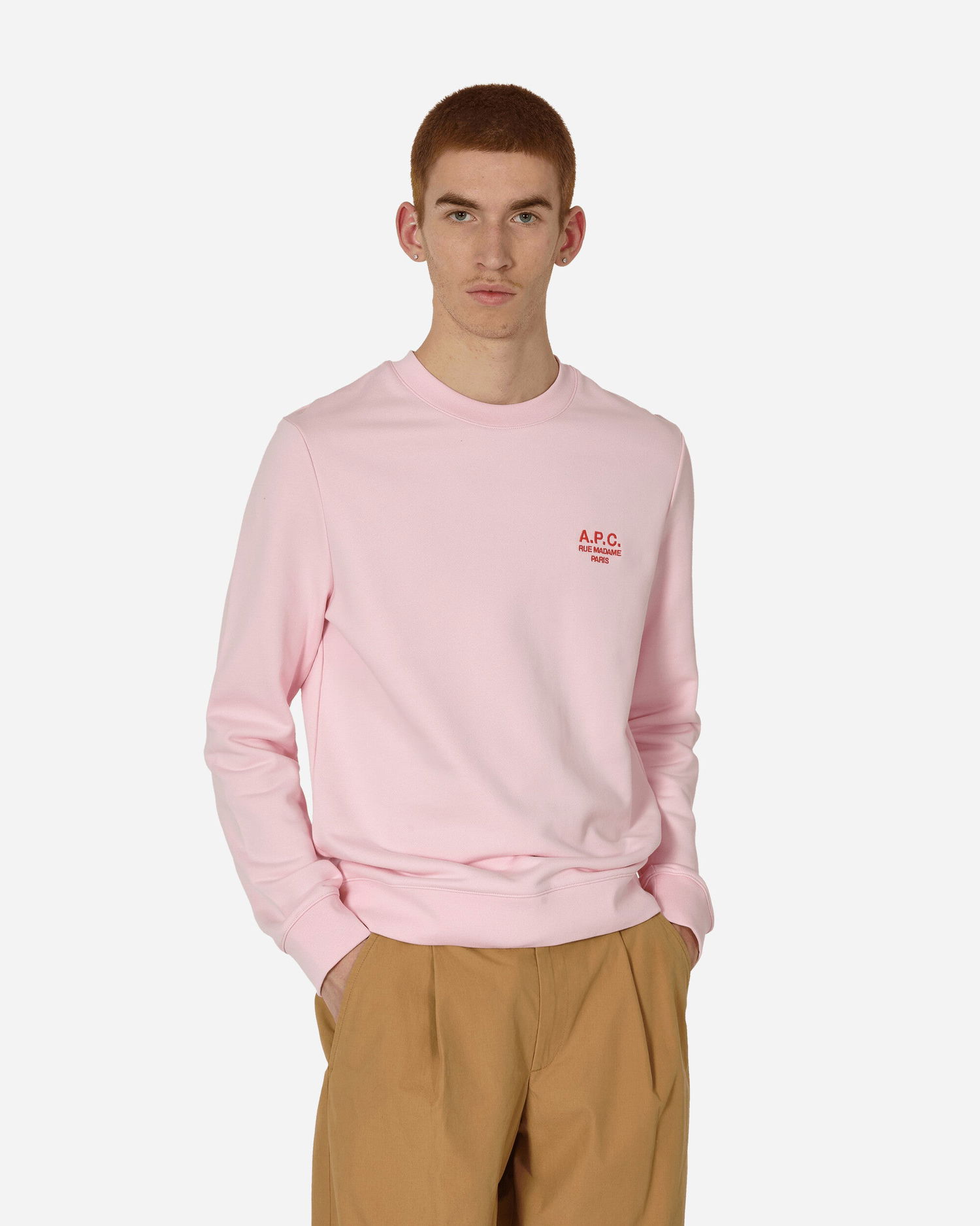 Sveter A.P.C. Rider Crewneck Ružová | COEZD-H27699 TFE, 1
