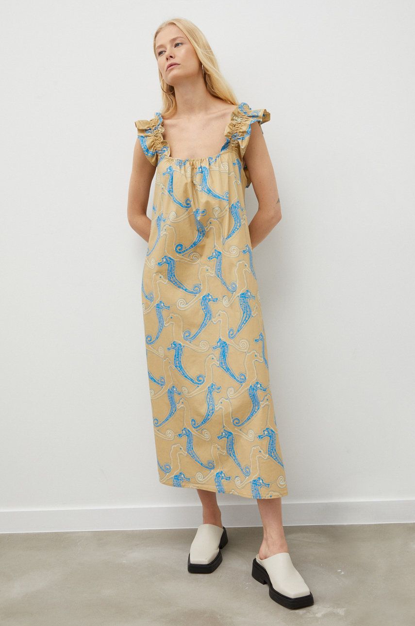 Šaty Samsoe Samsoe Gill Dress Béžová | F22200107, 0
