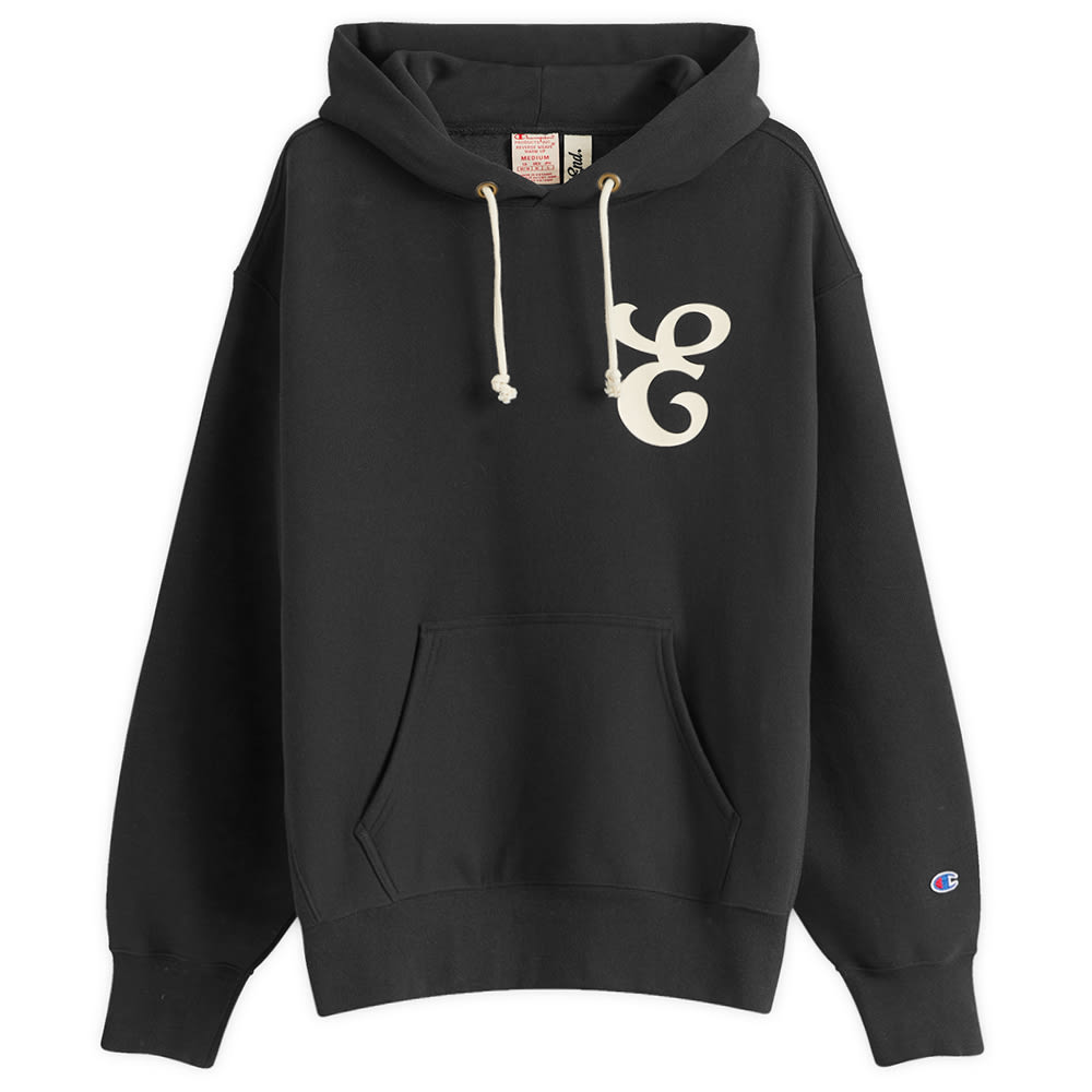 Champion Men's for E by END. Everyday Hoodie in Black, Size Large | END. Clothing