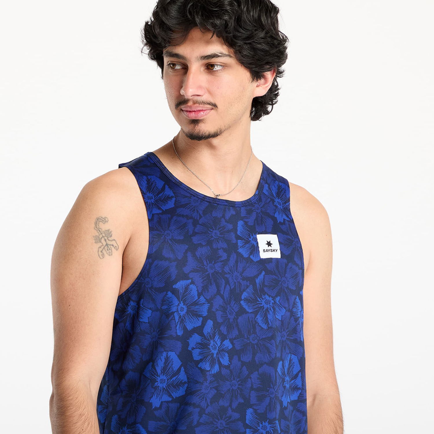 Tielko Saysky SAYSKY Flower Combat Singlet Modrá | NMRSI31C1029, 1