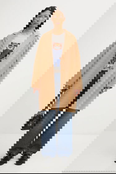 Kabáty MAISON KITSUNÉ Maison Kitsuné Doubleface Coat Béžová | PW02211WQ4067, 5