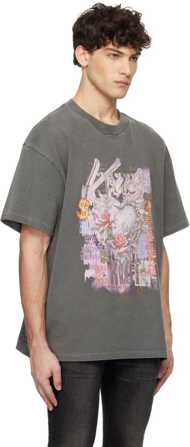 Tričko Ksubi Ksubi Sketch Ekcess Graphic T-Shirt Šedá | MPS25TE001, 1