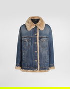 Dolce & Gabbana Fur Lined Denim Jacket